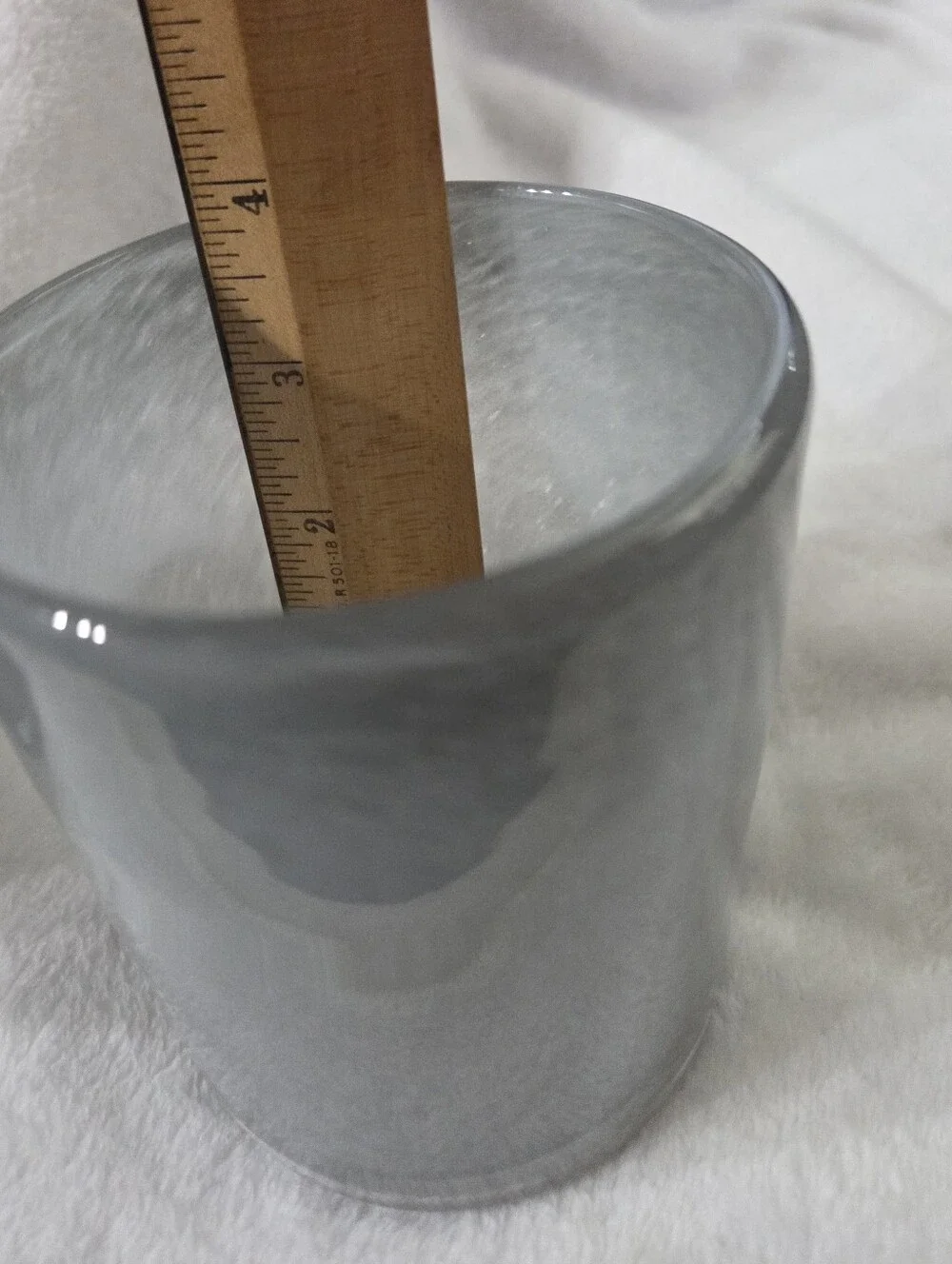 IKEA Gray Glass Candle Holders – Set of 2